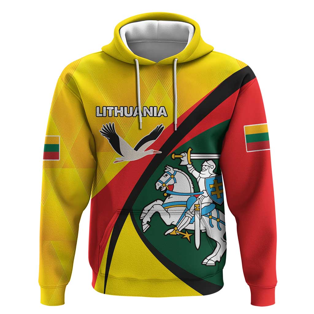Lithuania Coat of Arms Hoodie Vytis and Gandras LT17