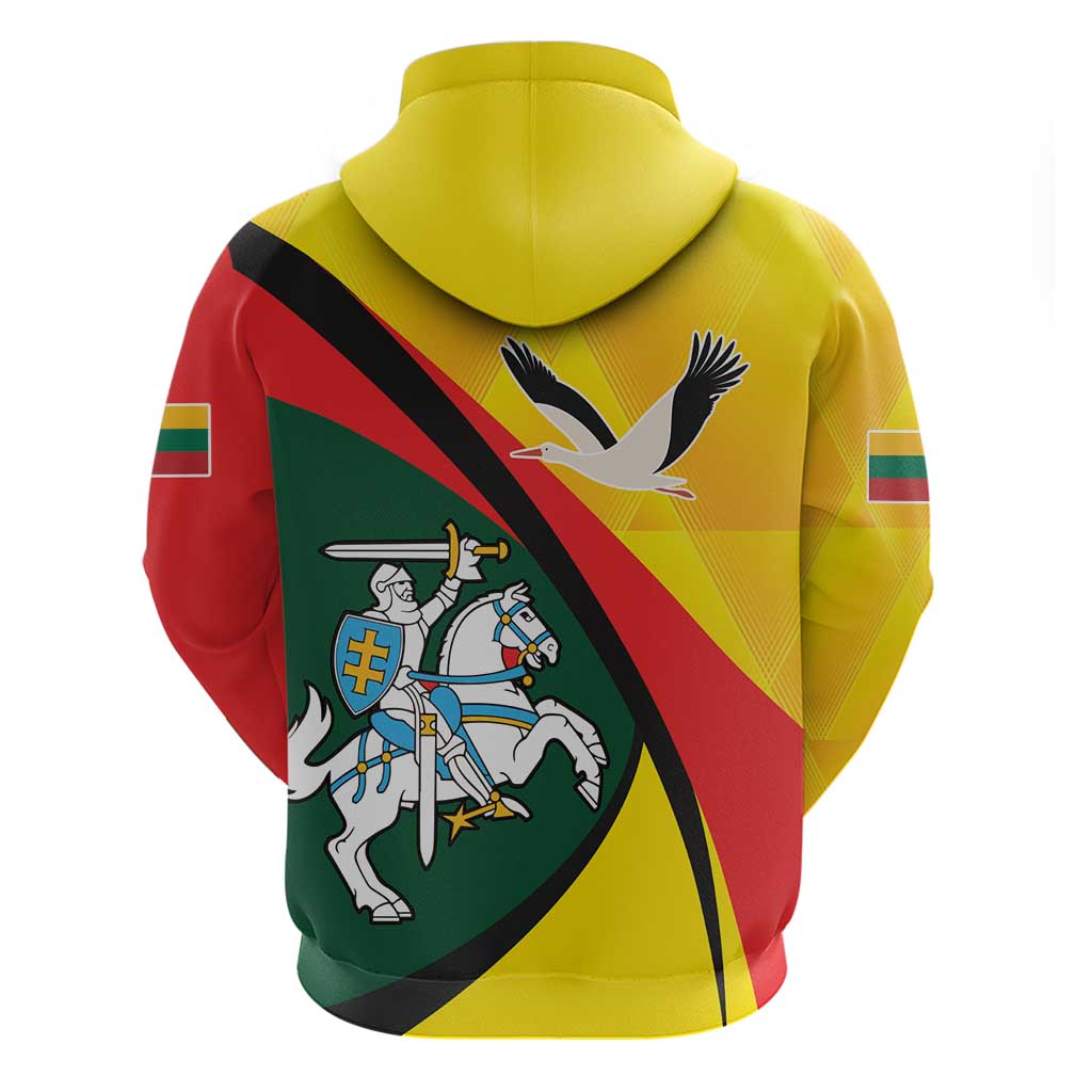 Lithuania Coat of Arms Hoodie Vytis and Gandras LT17
