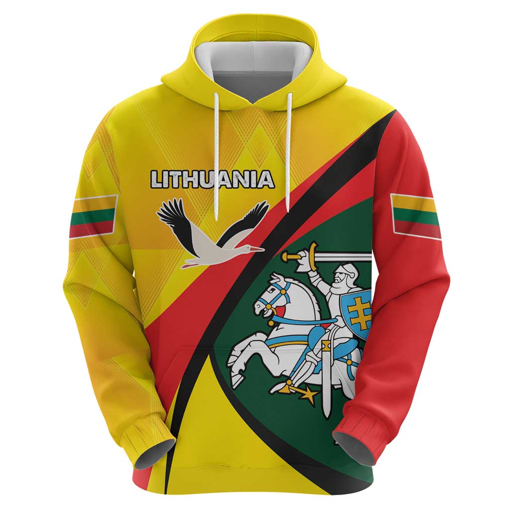 Lithuania Coat of Arms Hoodie Vytis and Gandras LT17