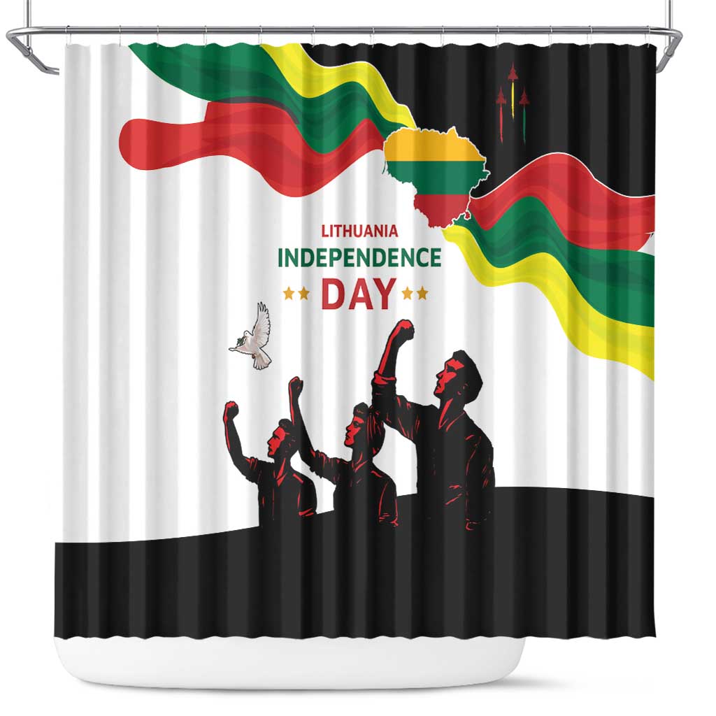 Lithuania Independence Day Shower Curtain 16th February LT17