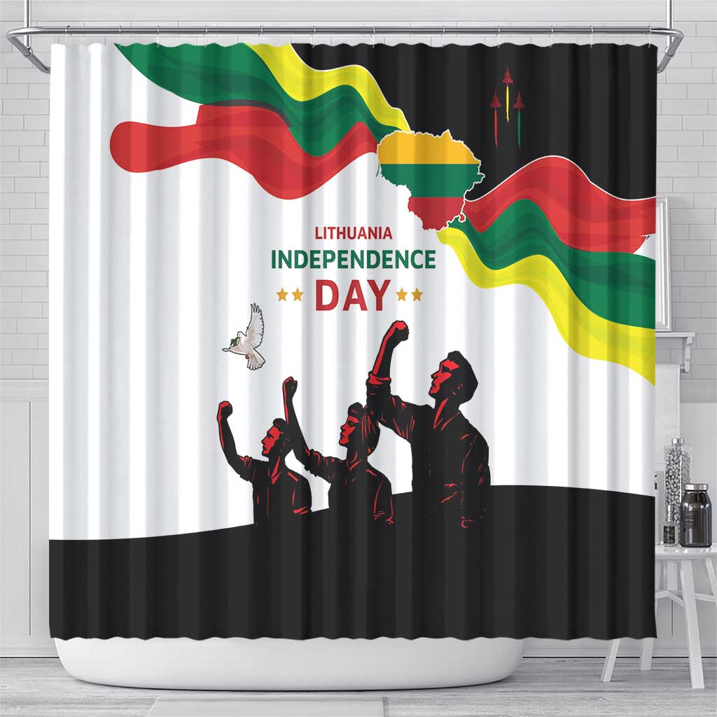 Lithuania Independence Day Shower Curtain 16th February LT17