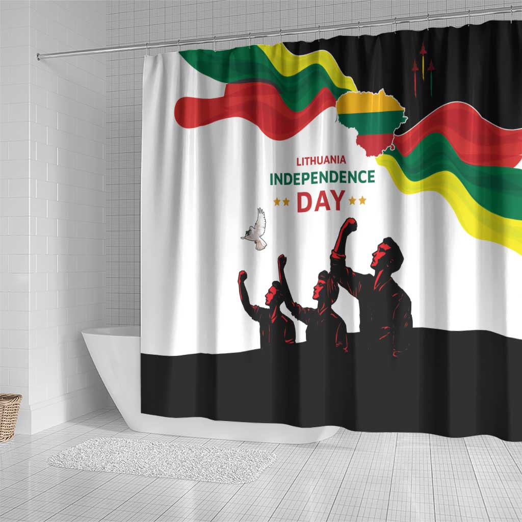 Lithuania Independence Day Shower Curtain 16th February LT17