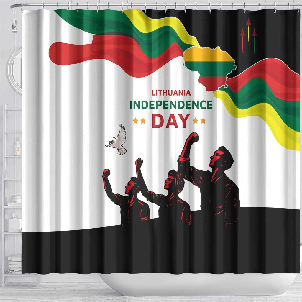 Lithuania Independence Day Shower Curtain 16th February LT17
