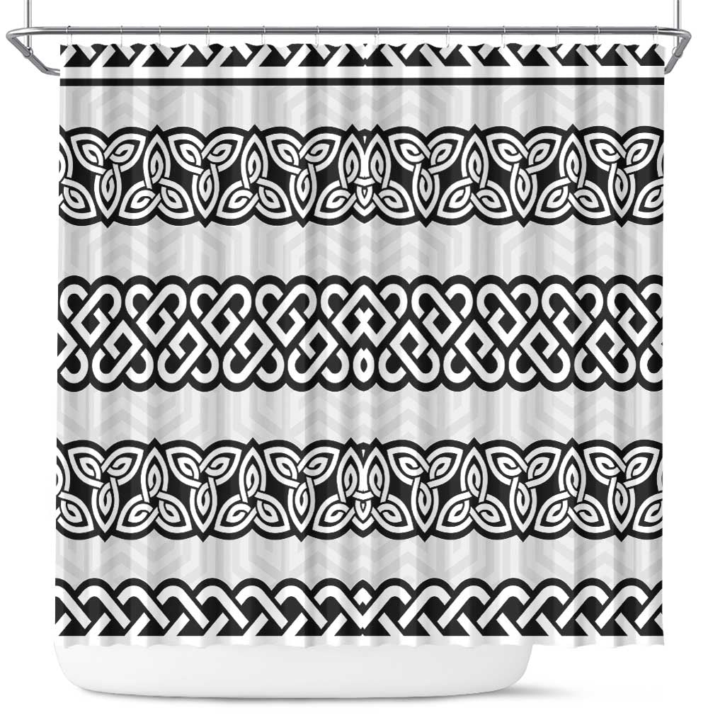 Ireland Celtic Pattern Shower Curtain Celtic Knot LT17