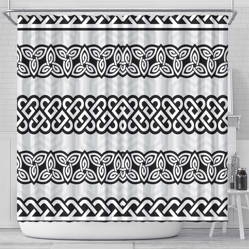 Ireland Celtic Pattern Shower Curtain Celtic Knot LT17