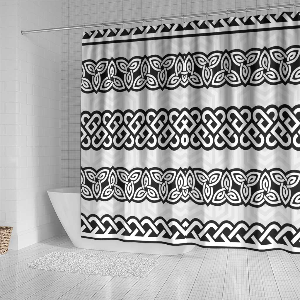Ireland Celtic Pattern Shower Curtain Celtic Knot LT17