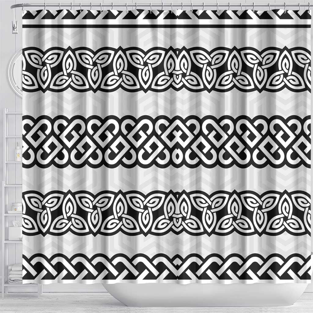 Ireland Celtic Pattern Shower Curtain Celtic Knot LT17