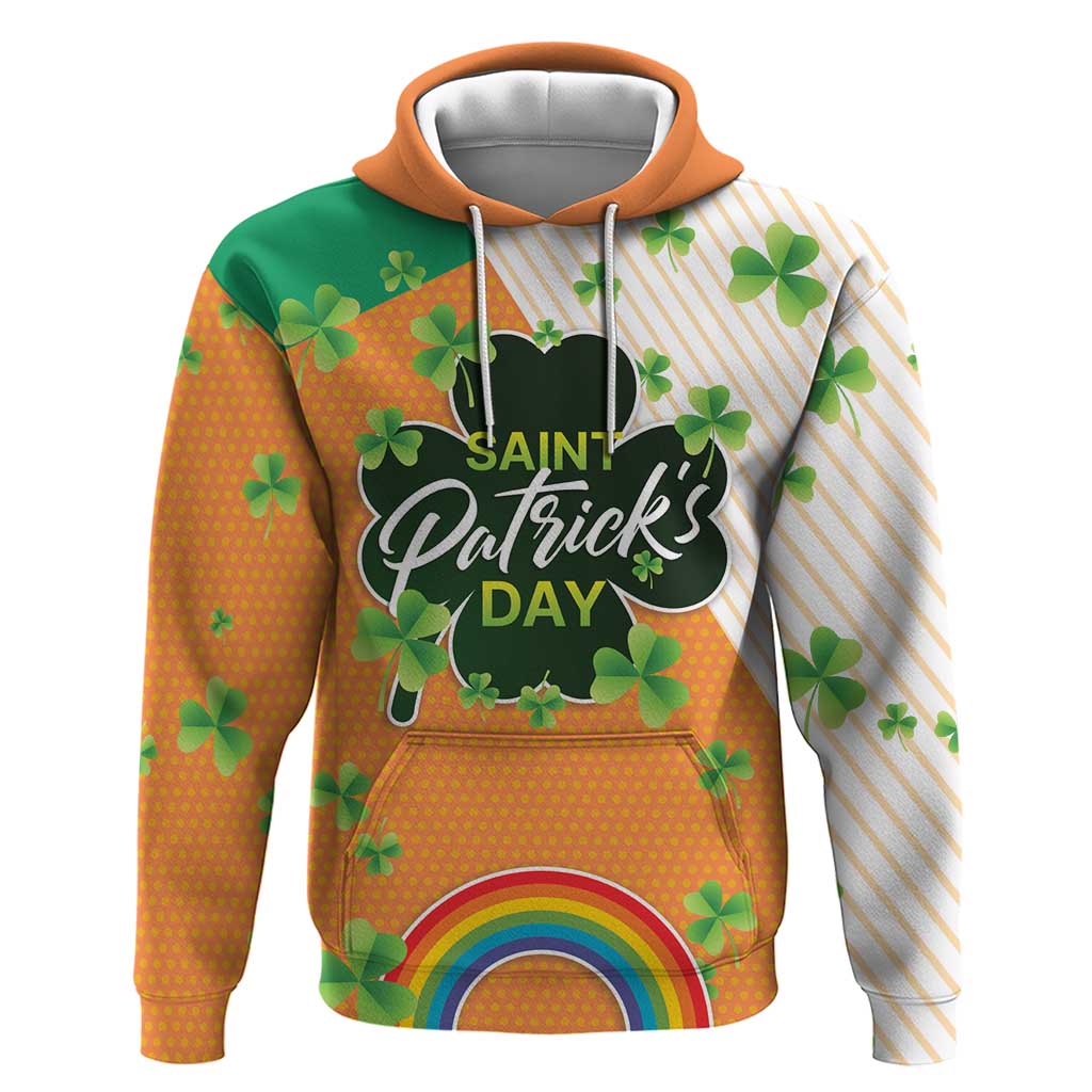 Ireland Irish Leprechaun with Shamrock Hoodie Ireland 17th March Saint Patrick's Day LT17