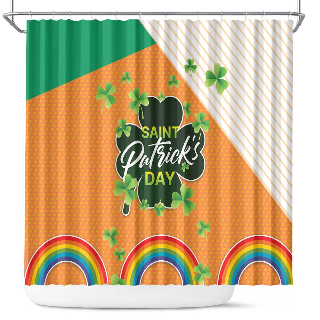 Ireland Irish Leprechaun with Shamrock Shower Curtain Ireland 17th March Saint Patrick's Day LT17