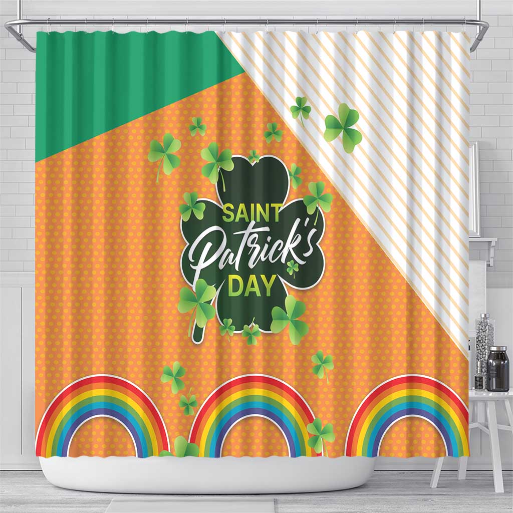 Ireland Irish Leprechaun with Shamrock Shower Curtain Ireland 17th March Saint Patrick's Day LT17