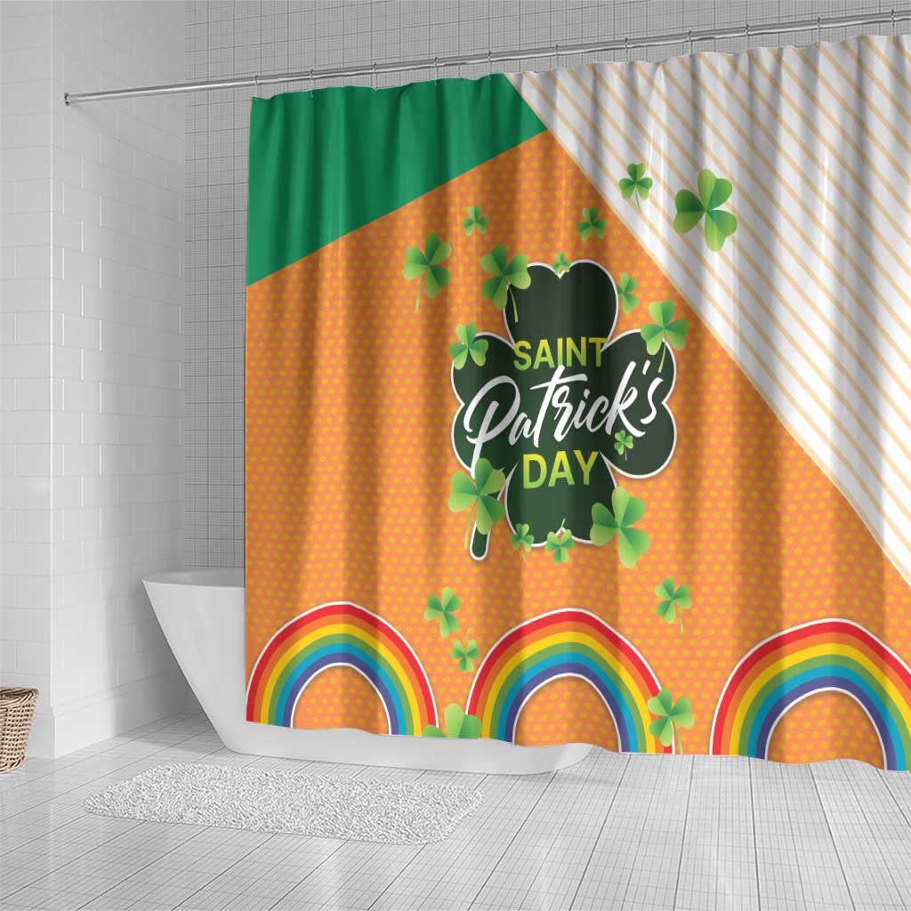Ireland Irish Leprechaun with Shamrock Shower Curtain Ireland 17th March Saint Patrick's Day LT17