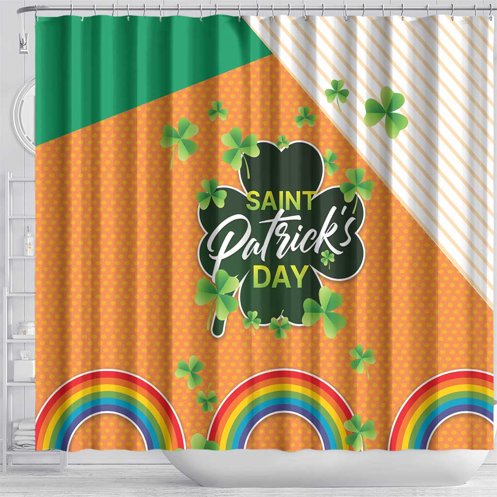 Ireland Irish Leprechaun with Shamrock Shower Curtain Ireland 17th March Saint Patrick's Day LT17