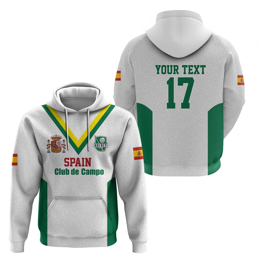 Custom Spain Field Hockey Hoodie Club de Campo Sporty Style LT17