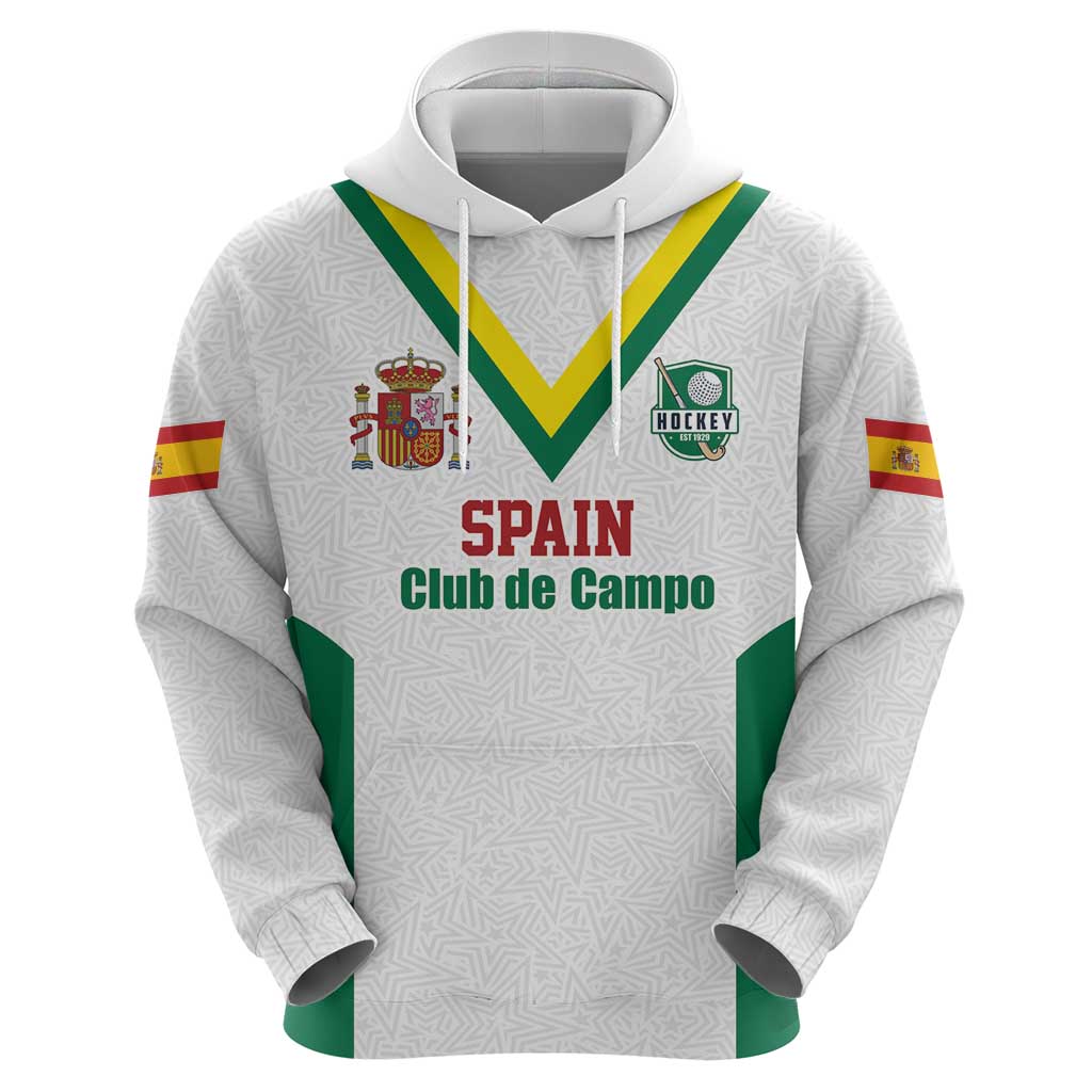 Custom Spain Field Hockey Hoodie Club de Campo Sporty Style LT17