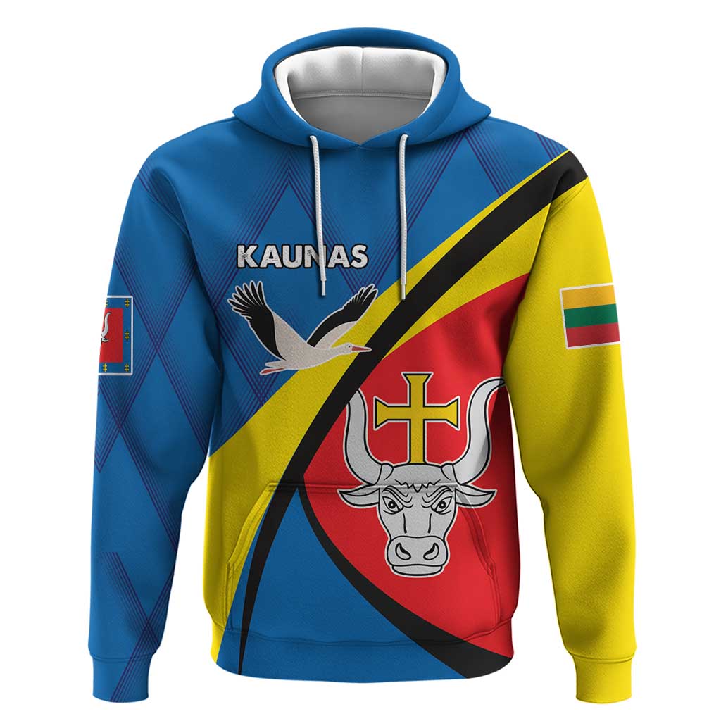 Lithuania Kaunas County Hoodie Kauno Apskritis Coat of Arms LT17