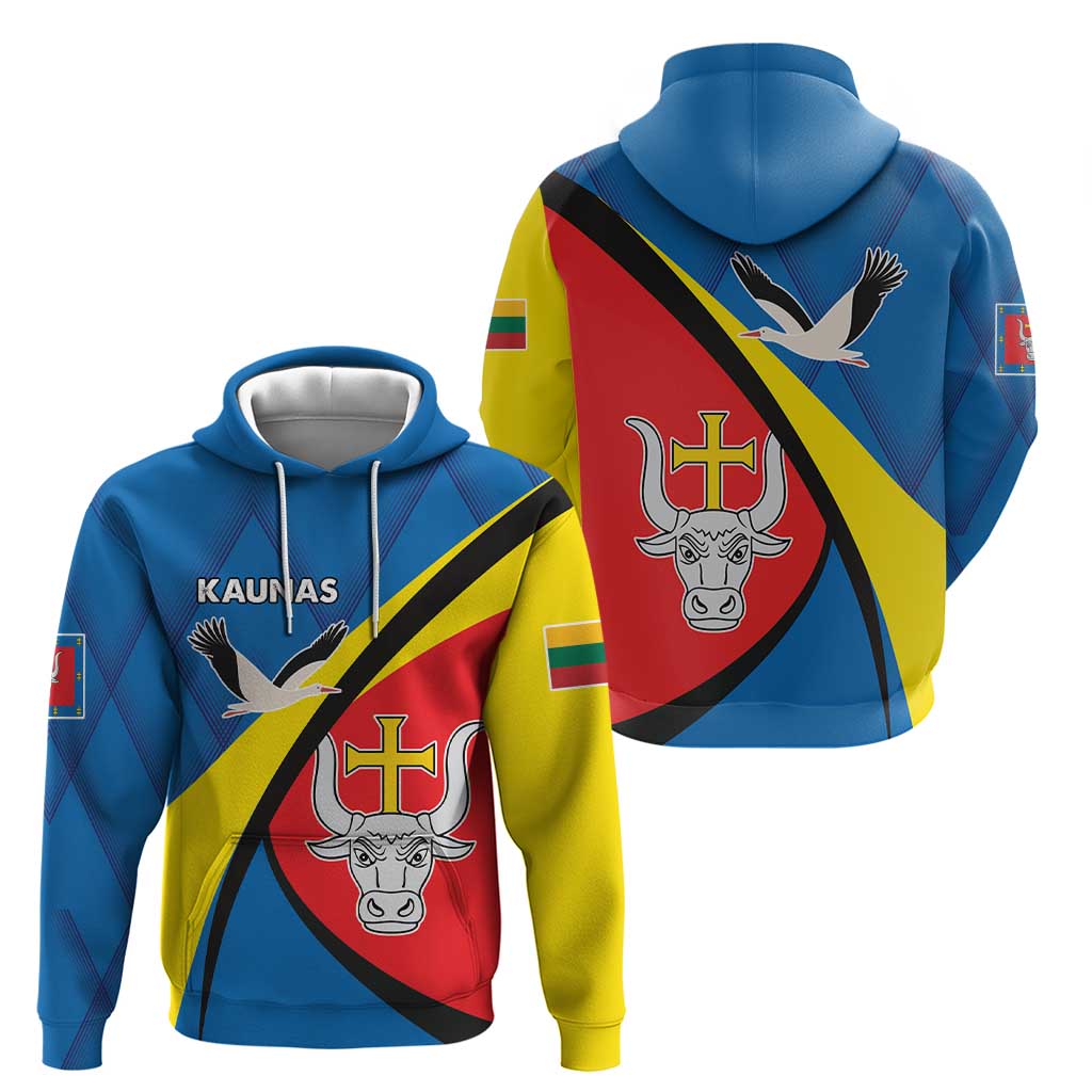 Lithuania Kaunas County Hoodie Kauno Apskritis Coat of Arms LT17