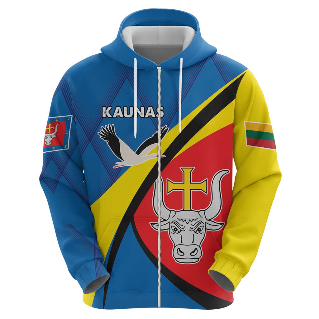 Lithuania Kaunas County Hoodie Kauno Apskritis Coat of Arms LT17