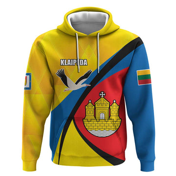 Lithuania Klaipeda Country Hoodie Klaipedos Apskritis Coat of Arms LT17