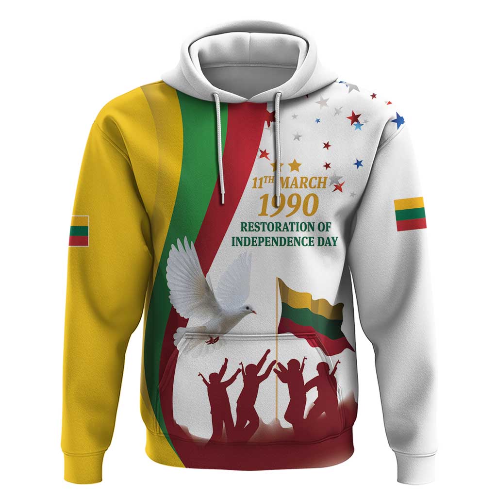 Lithuania Restoration of Independence Day Hoodie 11th March 1990 LT17
