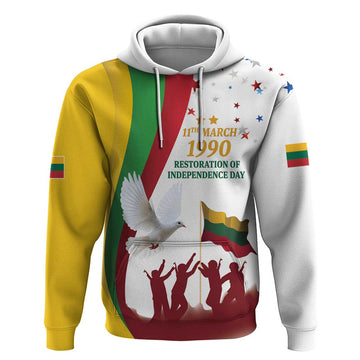 Lithuania Restoration of Independence Day Hoodie 11th March 1990 LT17