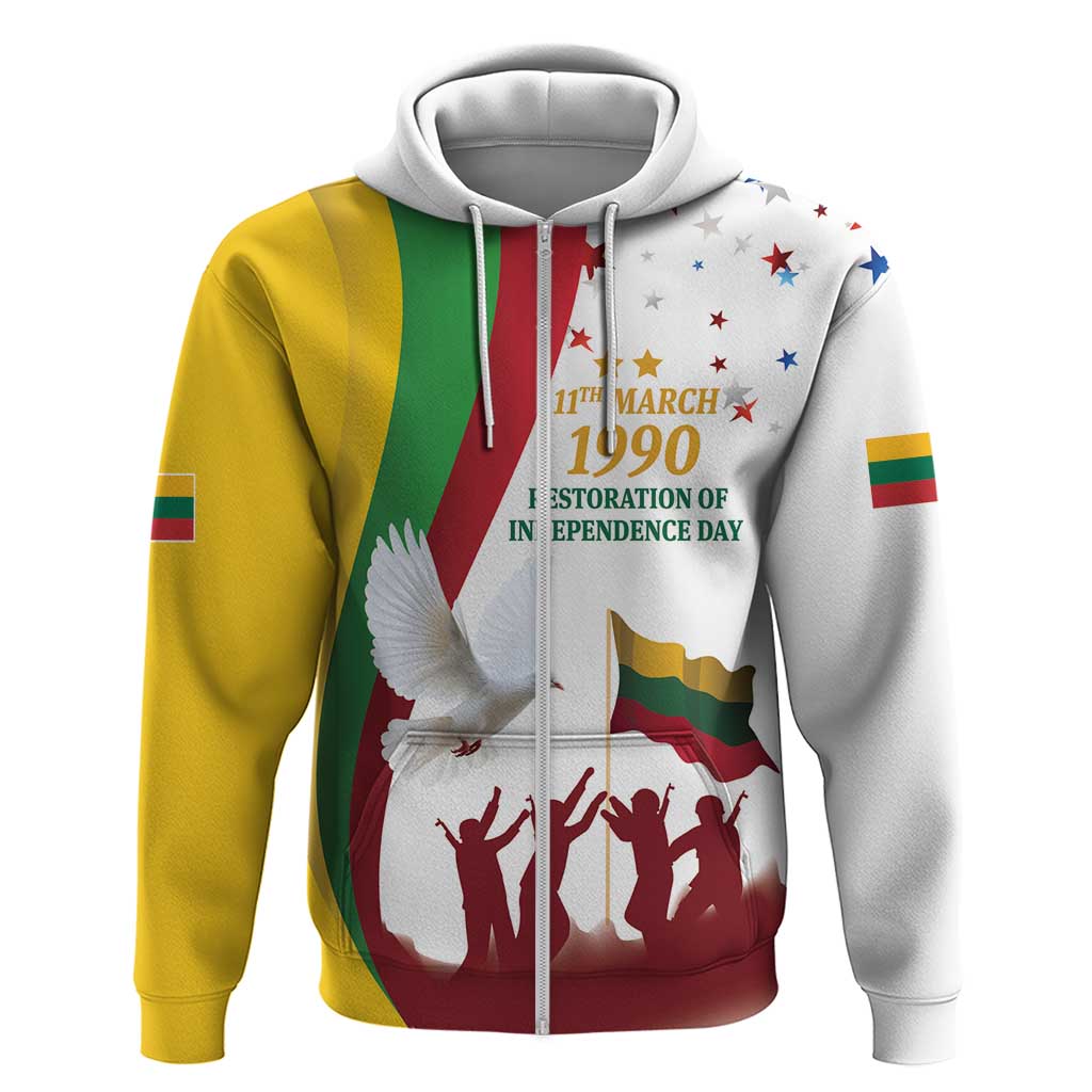 Lithuania Restoration of Independence Day Hoodie 11th March 1990 LT17