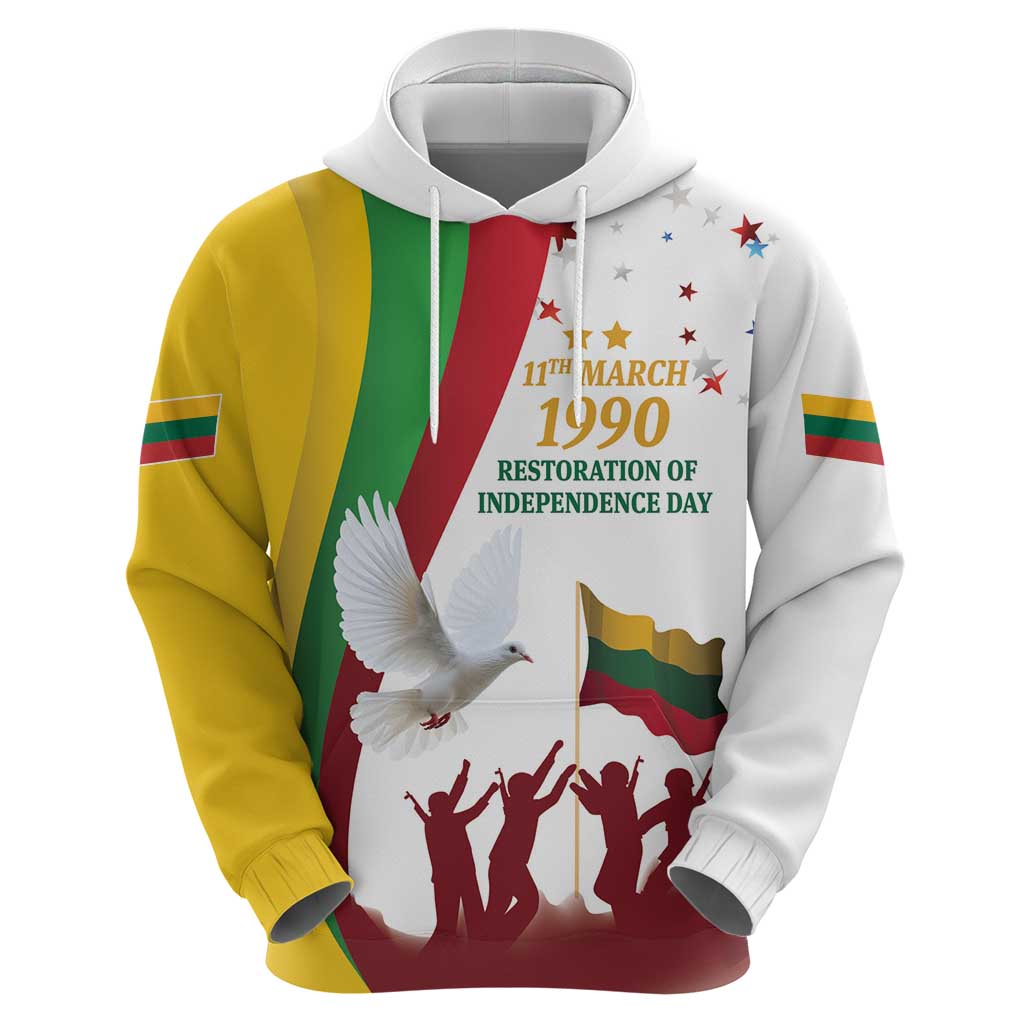Lithuania Restoration of Independence Day Hoodie 11th March 1990 LT17