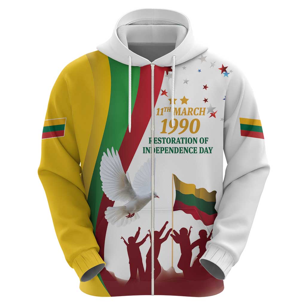 Lithuania Restoration of Independence Day Hoodie 11th March 1990 LT17