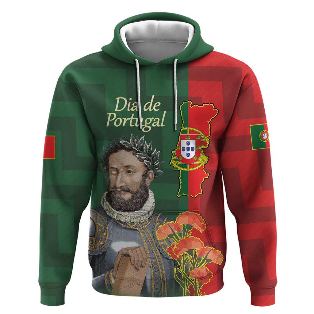 Portugal Day 10th June Hoodie Luis de Camoes Dia da Portugal LT17