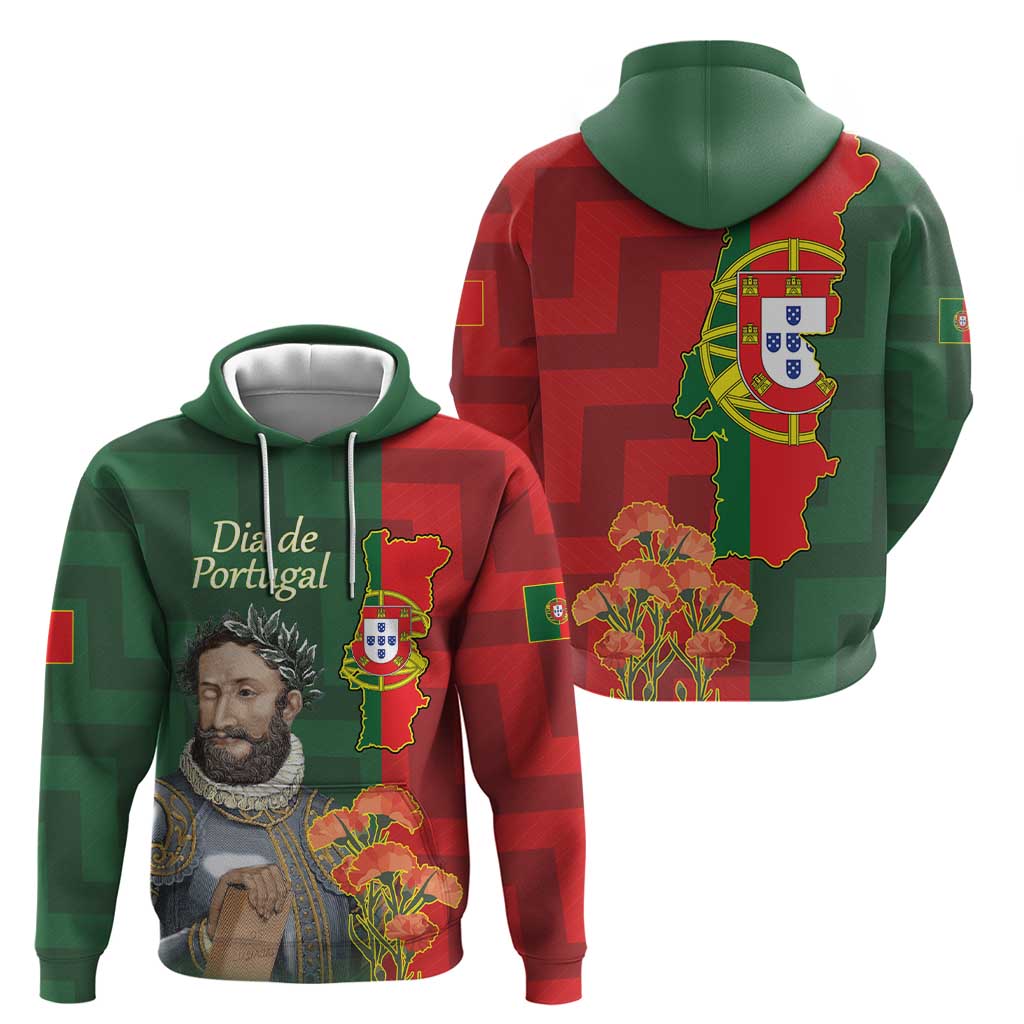 Portugal Day 10th June Hoodie Luis de Camoes Dia da Portugal LT17