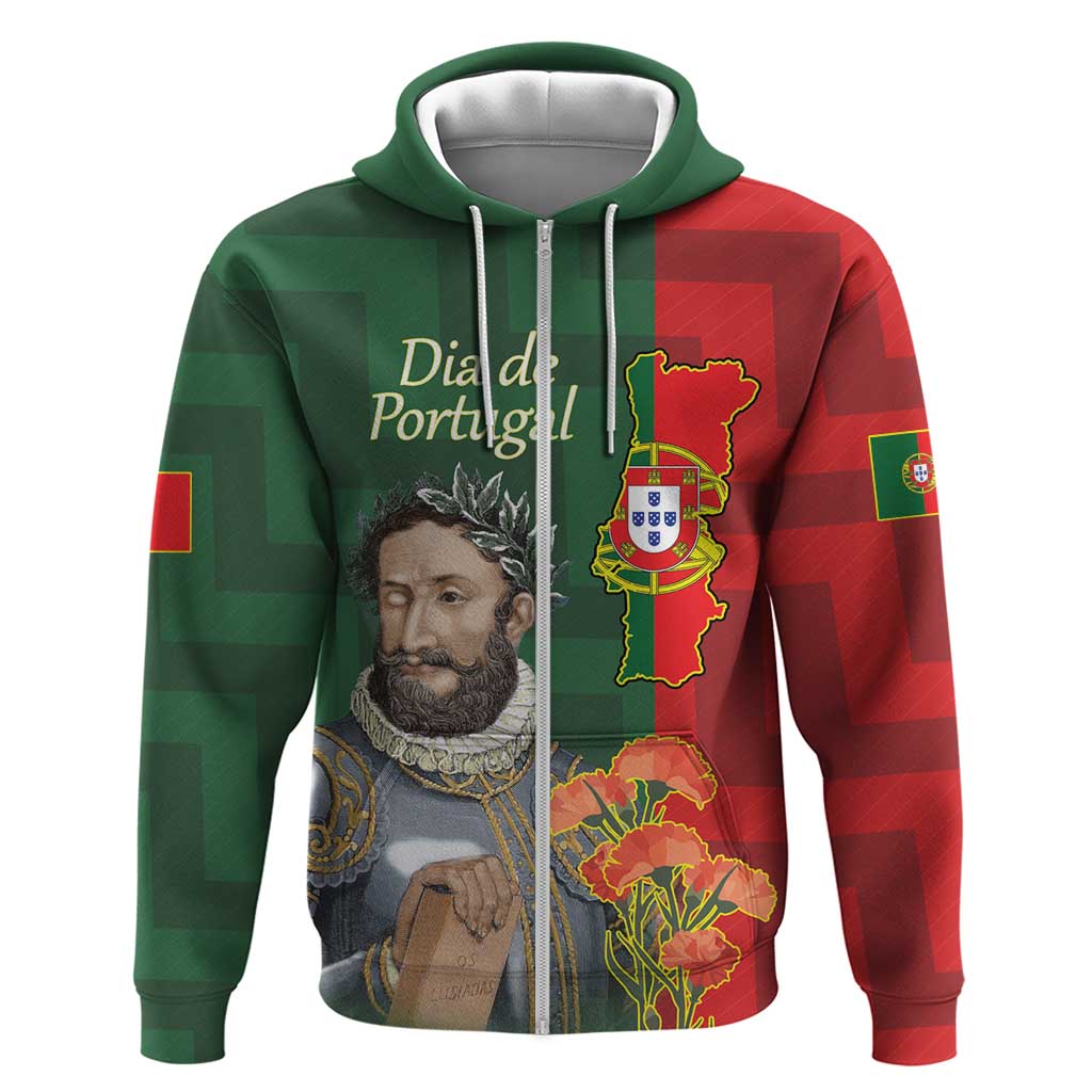 Portugal Day 10th June Hoodie Luis de Camoes Dia da Portugal LT17