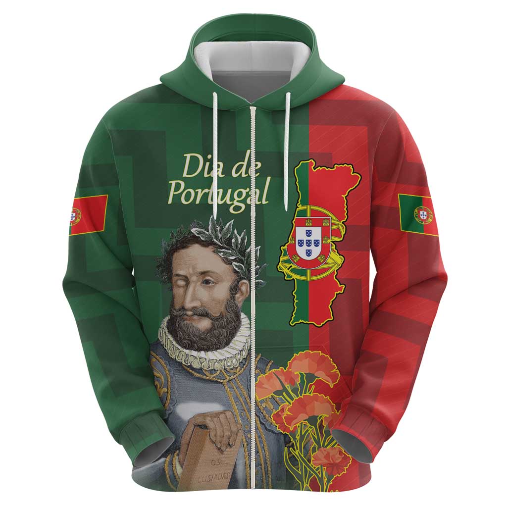 Portugal Day 10th June Hoodie Luis de Camoes Dia da Portugal LT17