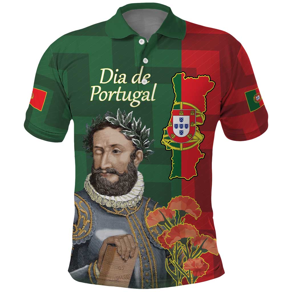 Portugal Day 10th June Polo Shirt Luis de Camoes Dia da Portugal LT17