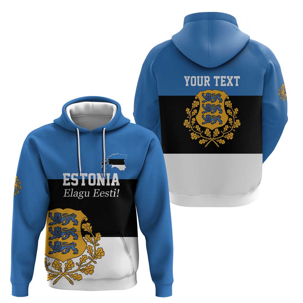 Personalized Estonia Flag Day 4 June Hoodie Elagu Esti! LT17