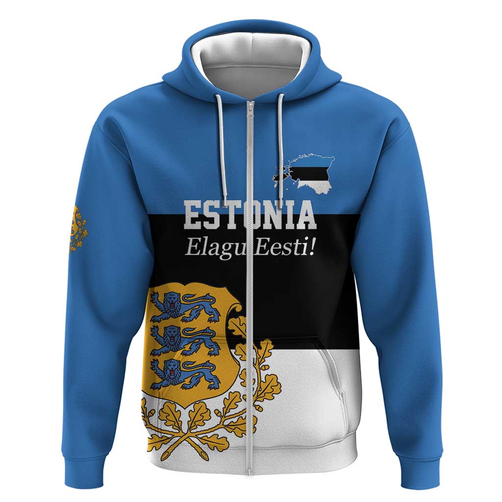 Personalized Estonia Flag Day 4 June Hoodie Elagu Esti! LT17