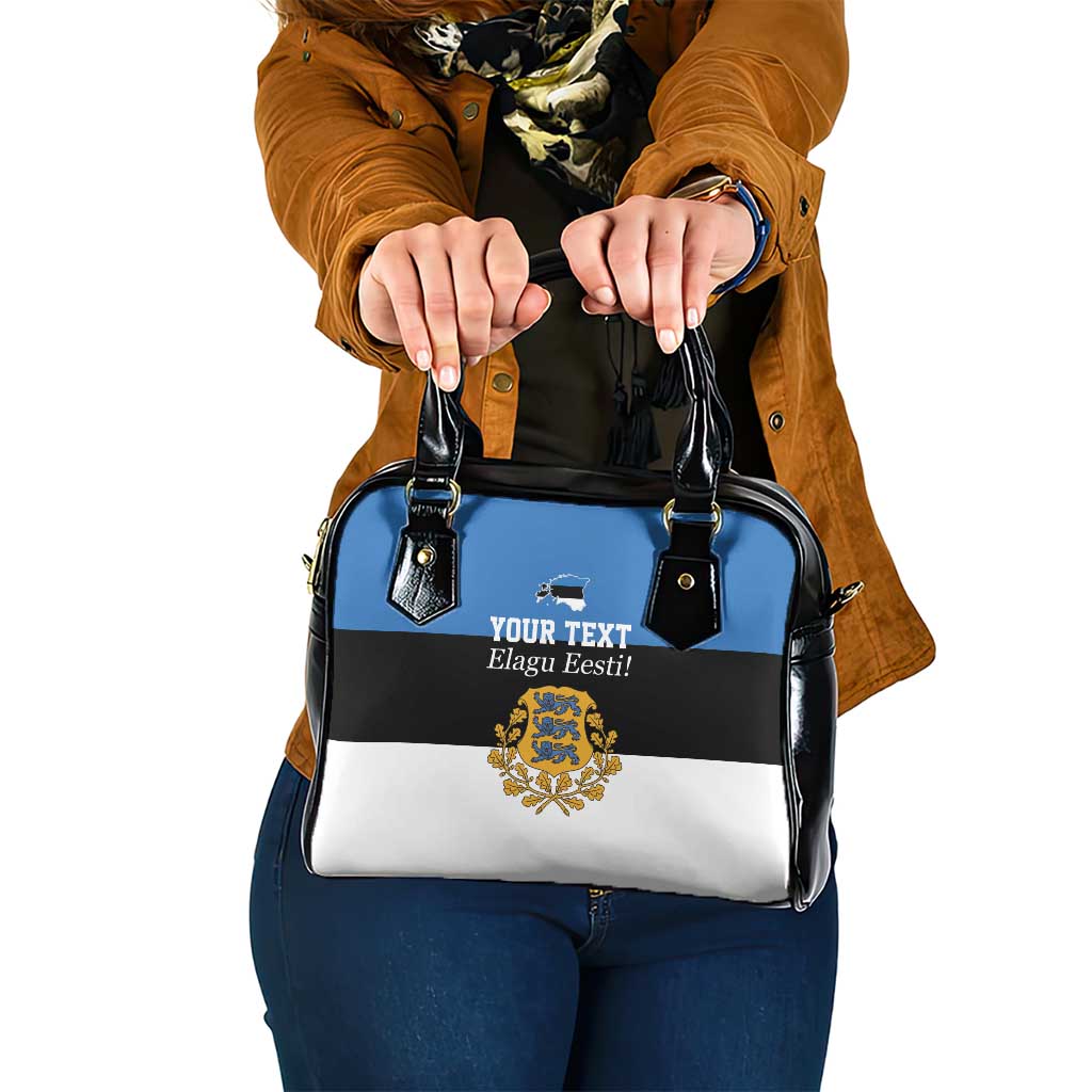 Personalized Estonia Flag Day 4 June Shoulder Handbag Elagu Esti! LT17