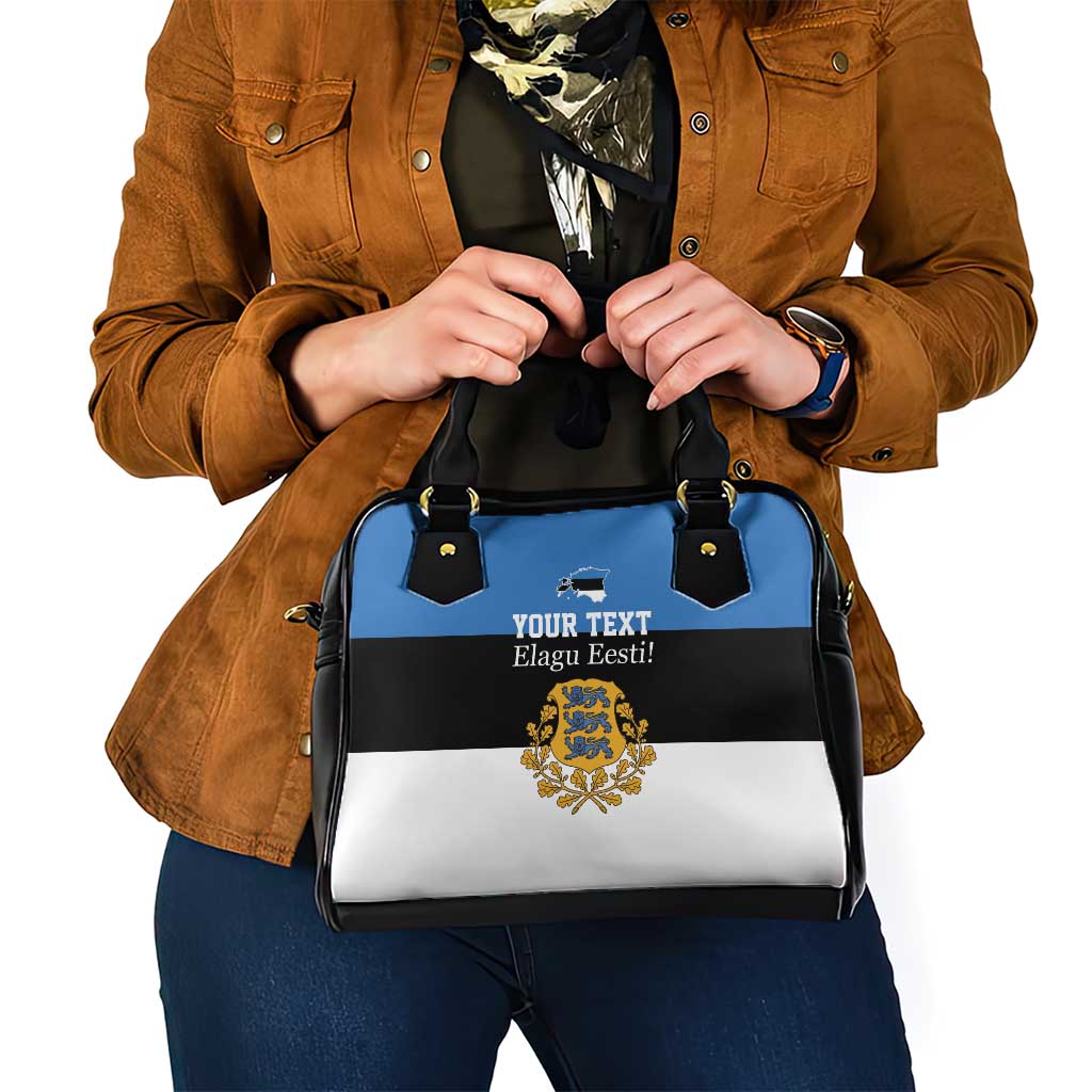 Personalized Estonia Flag Day 4 June Shoulder Handbag Elagu Esti! LT17