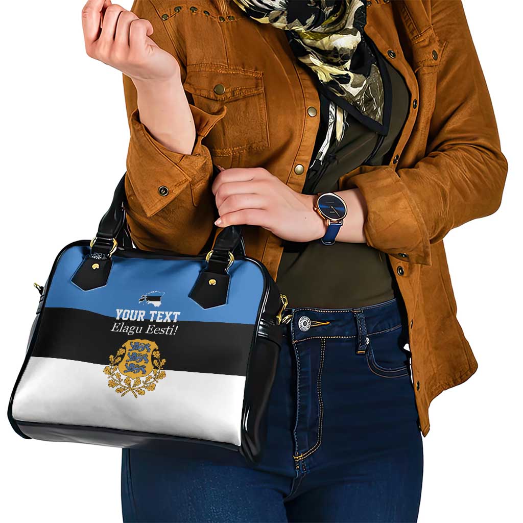 Personalized Estonia Flag Day 4 June Shoulder Handbag Elagu Esti! LT17