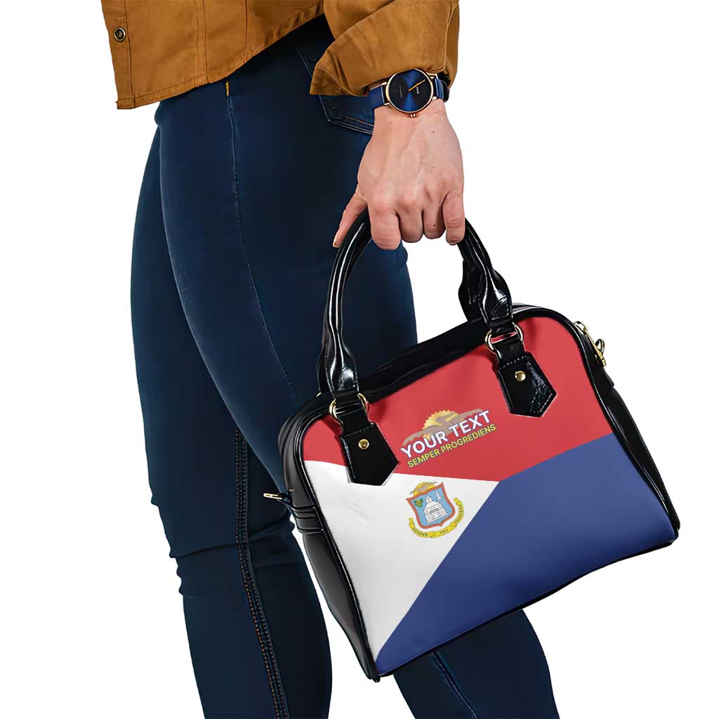 Personalized Sint Maarten Flag day Shoulder Handbag Semper progrediens Flag Style LT17