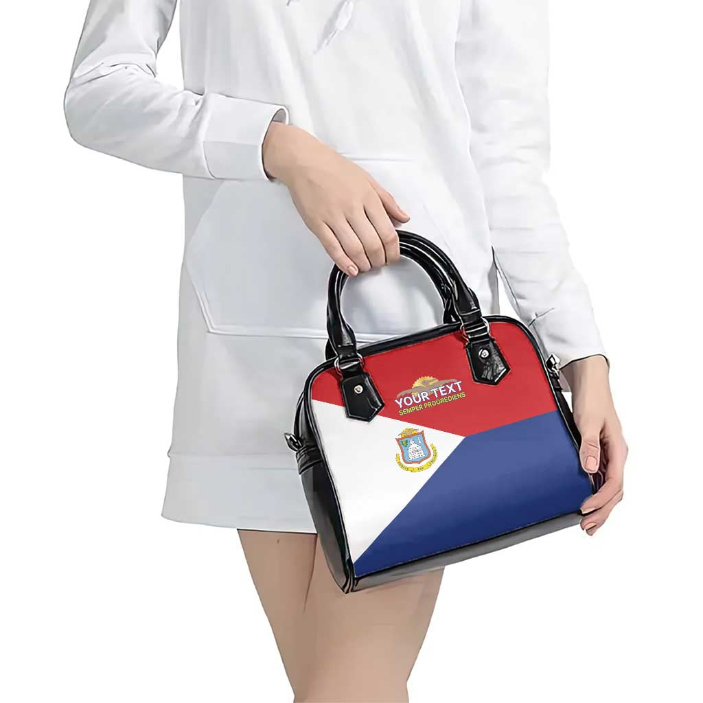 Personalized Sint Maarten Flag day Shoulder Handbag Semper progrediens Flag Style LT17