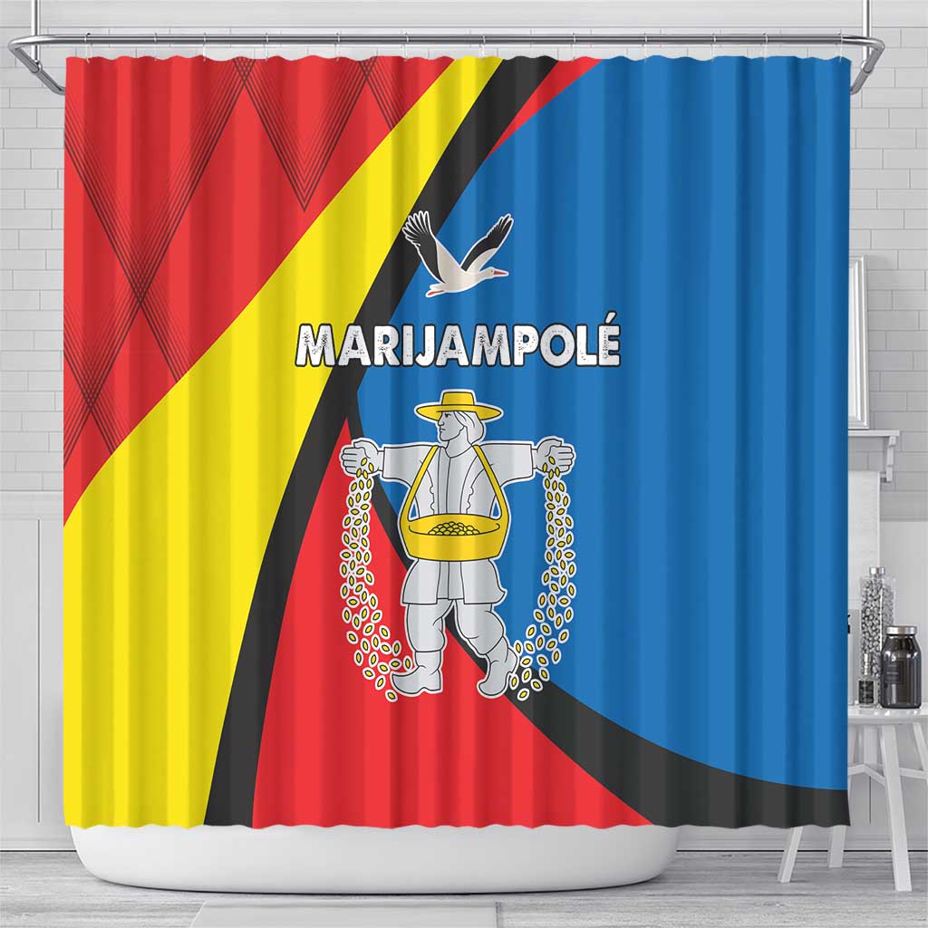 Lithuania Marijampole County Shower Curtain Marijampoles apskritis LT17