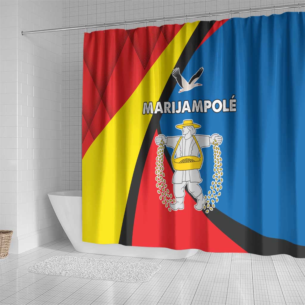 Lithuania Marijampole County Shower Curtain Marijampoles apskritis LT17