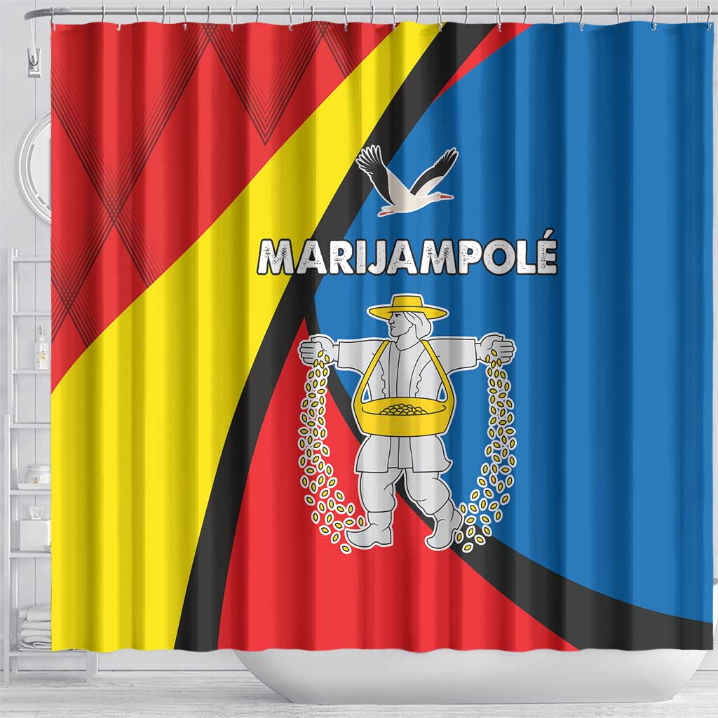 Lithuania Marijampole County Shower Curtain Marijampoles apskritis LT17