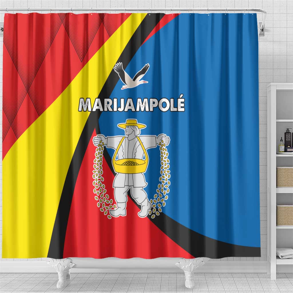 Lithuania Marijampole County Shower Curtain Marijampoles apskritis LT17
