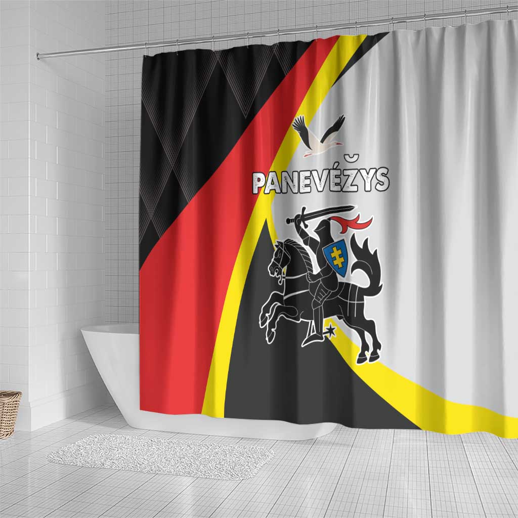 Lithuania Panevezys County Shower Curtain Panevezio Apskritis LT17