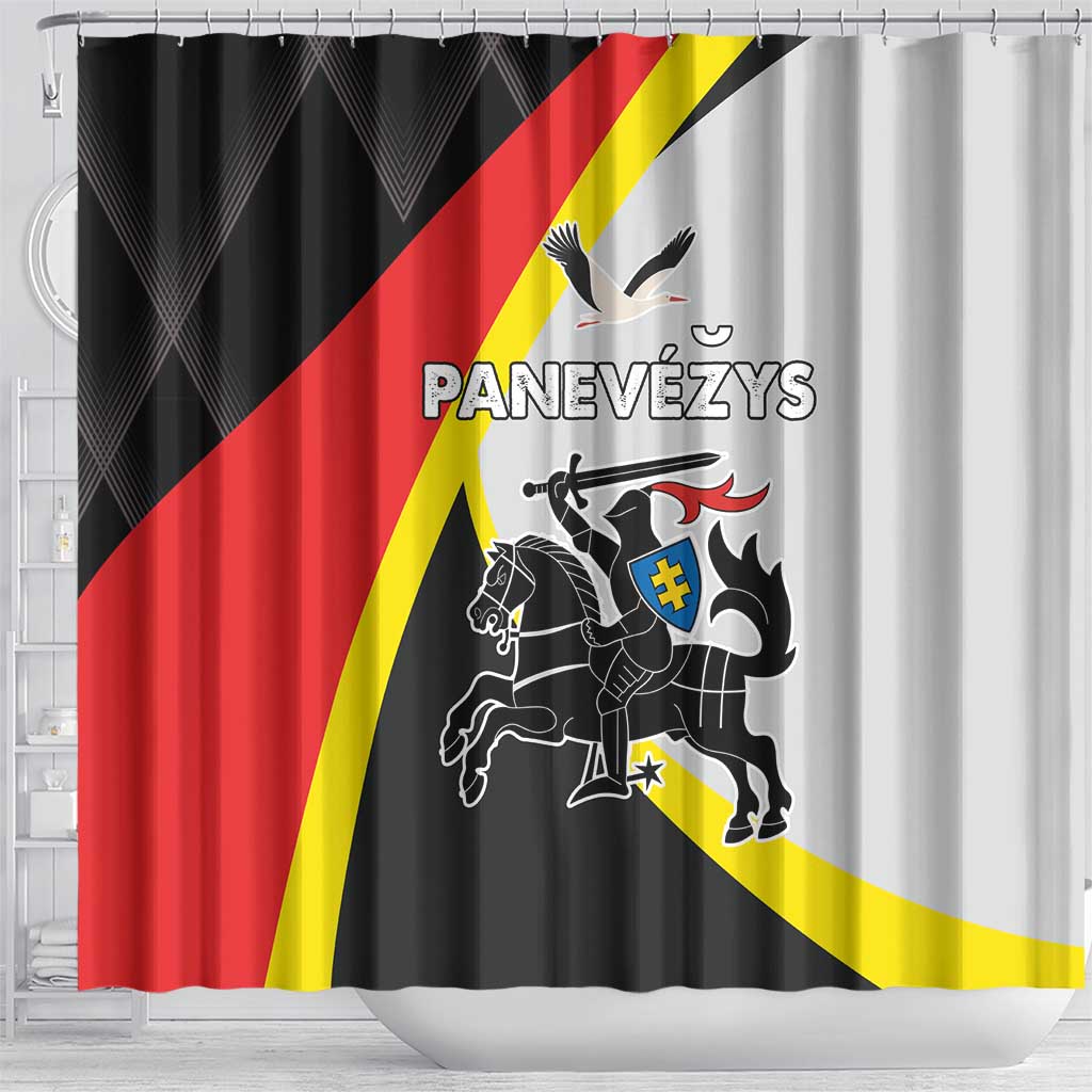Lithuania Panevezys County Shower Curtain Panevezio Apskritis LT17
