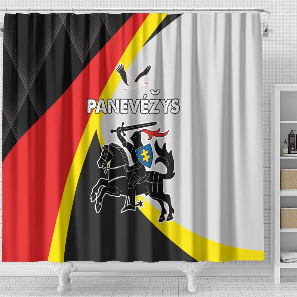 Lithuania Panevezys County Shower Curtain Panevezio Apskritis LT17