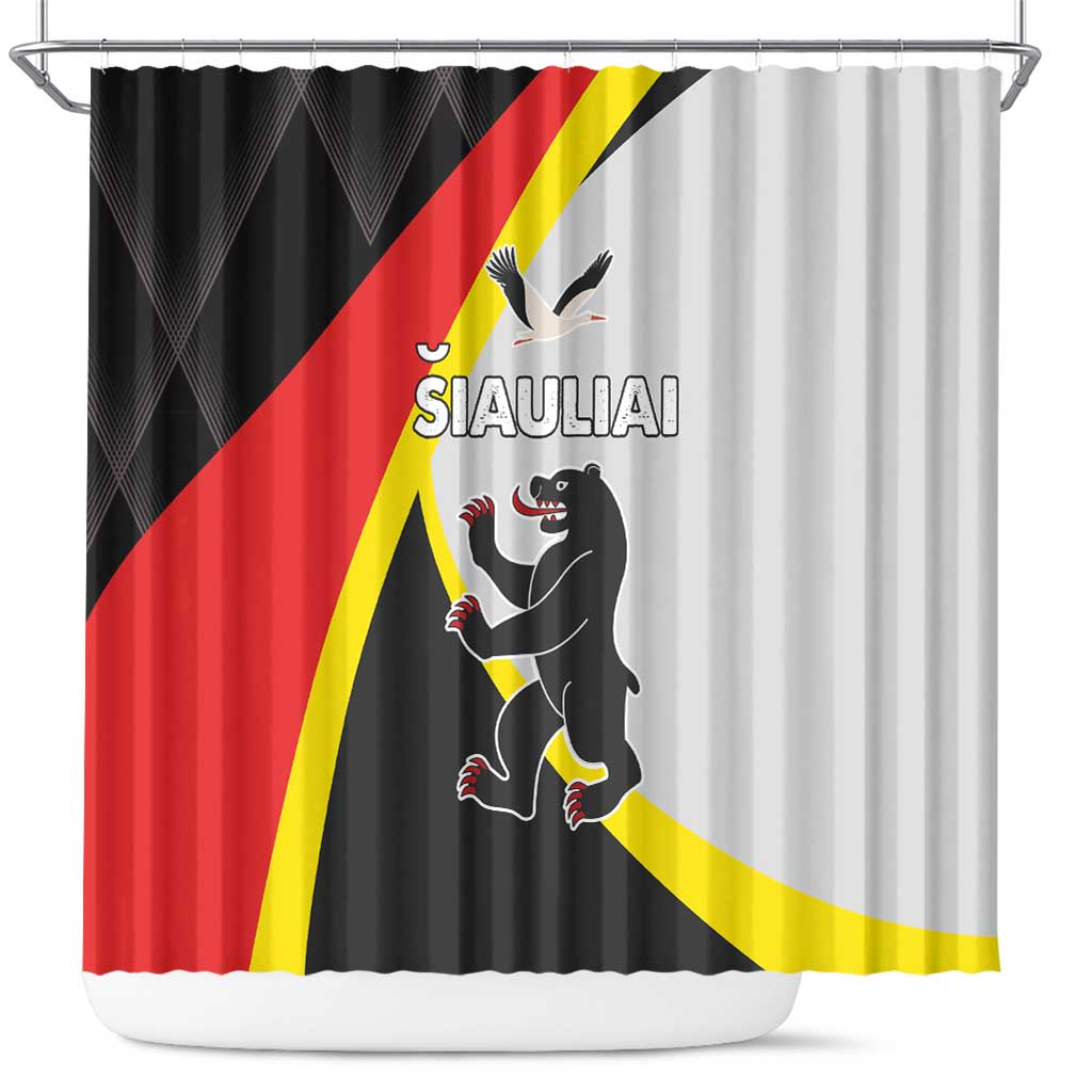 Lithuania Siauliai County Shower Curtain Siauliu Apskritis LT17