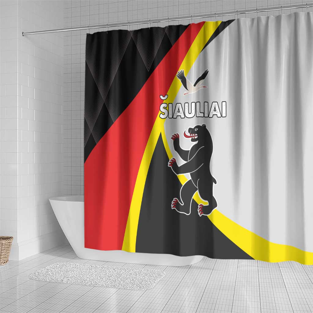 Lithuania Siauliai County Shower Curtain Siauliu Apskritis LT17