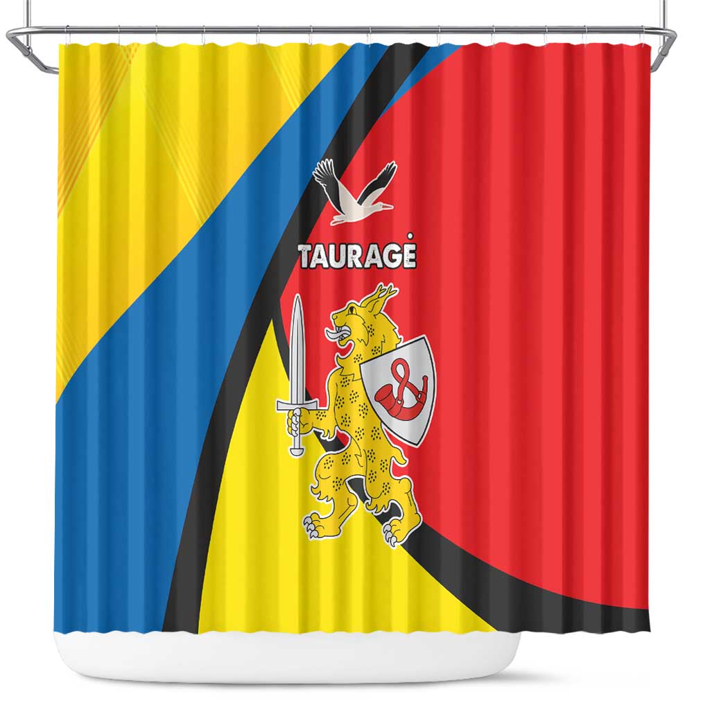 Lithuania Taurage County Shower Curtain Taurages Apskritis LT17