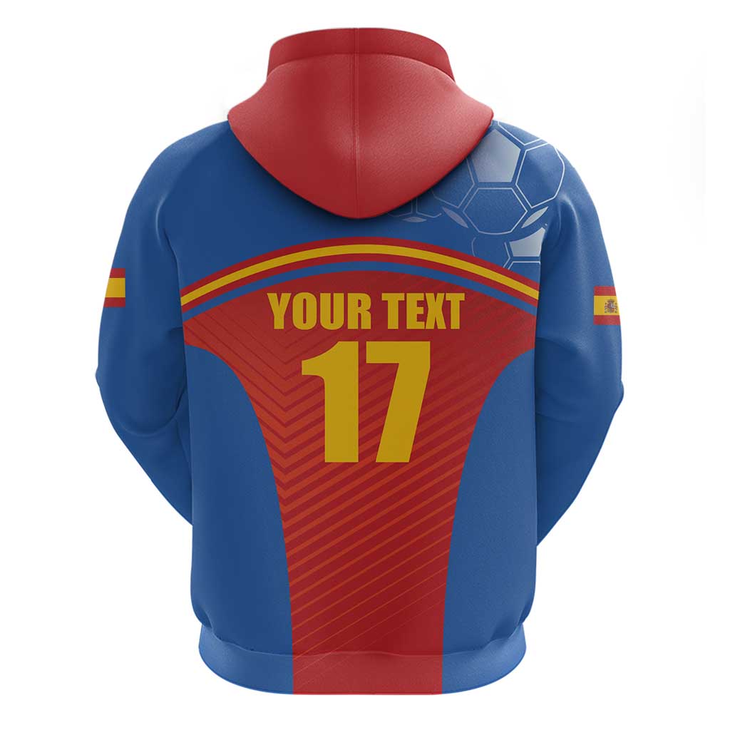Custom Spain Football Go Champions Hoodie Sporty Style with Bull Mascot LT17